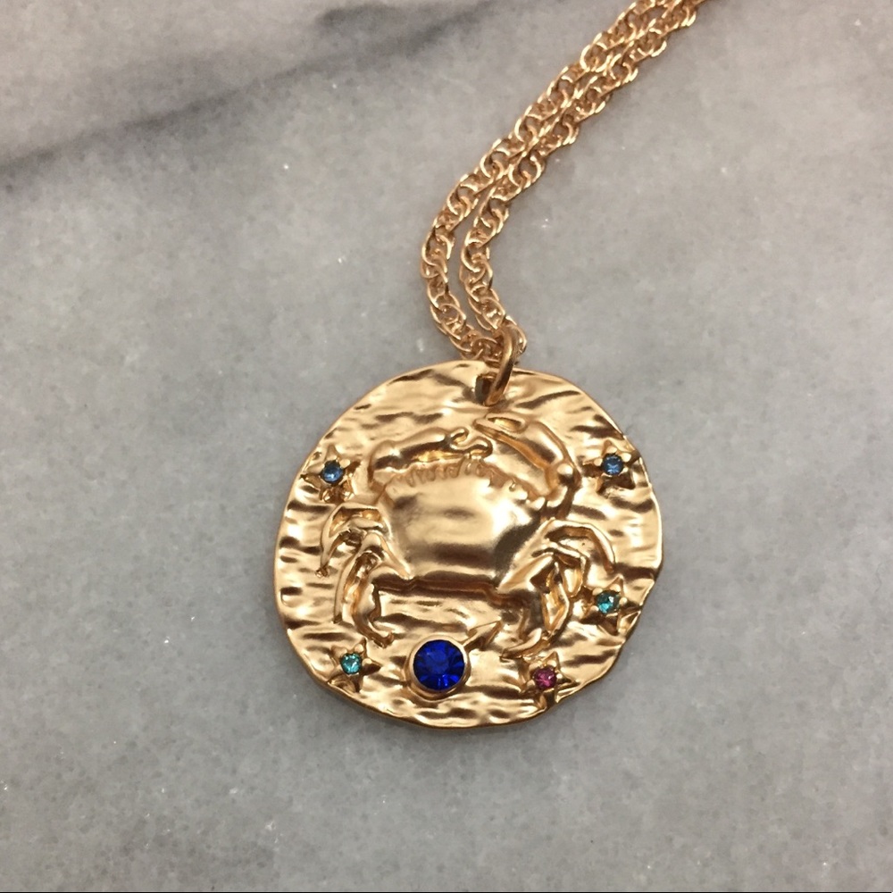 Cancer Zodiac Necklace - Picture 5 of 7